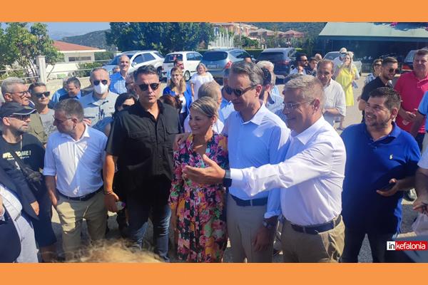 Επίσκεψη του Πρωθυπουργού Κυριάκου Μητσοτάκη στην Κεφαλονιά