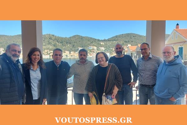 Συνάντηση της Αντιπεριφερειάρχη Επιχειρηματικότητας και Απόδημου Ελληνισμού κ. Ελένης Παπαναστασάτου με τον Δήμαρχο Ιθάκης κ. Διονύσιο Στανίτσα και με την έπαρχο Ιθάκης κ. Σμαράγδα Σαρδελή