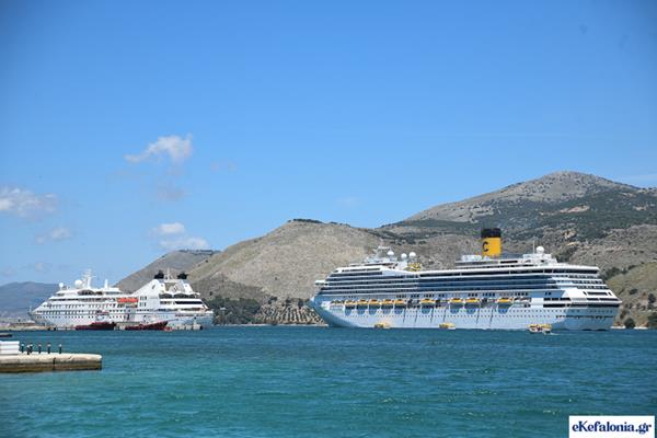 Και νέες αφίξεις κρουαζιερόπλοιων σήμερα με χιλιάδες επισκέπτες στο Αργοστόλι [εικόνες]