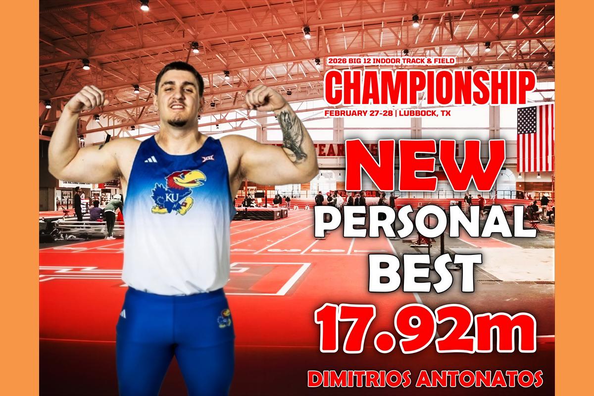 Εξαιρετική εμφάνιση πραγματοποίησε ο Δημήτρης Αντωνάτος στο  Big12 Championships
