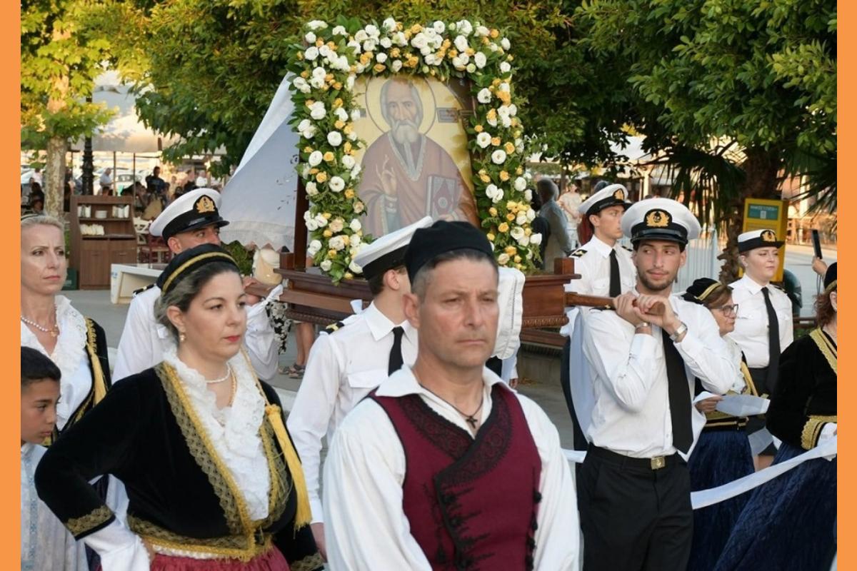 Λαμπρή εορτή του Αγίου Παναγή Μπασιά στο Ληξούρι, Παράκληση στο Ναό και λιτάνευση της εικόνας …..